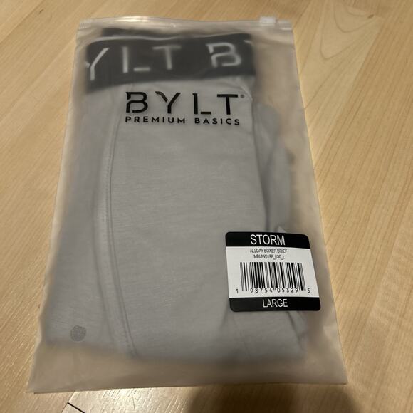 New Bylt Premium All Day Trunk Size Large In Heather Grey $32 - Picture 1 of 4